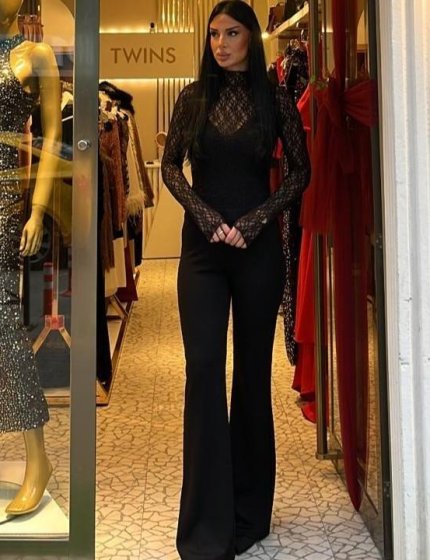 İspanyol Paça Tayt Pantolon