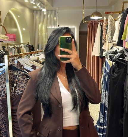 Kahve ceket etek takım